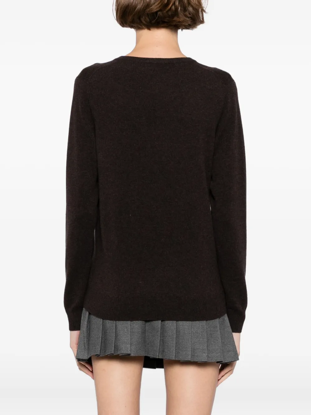 N.Peal Phoebe trui Bruin