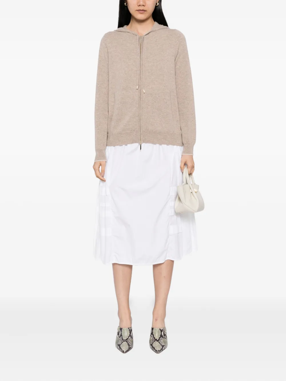N.Peal Ada hoodie - Beige