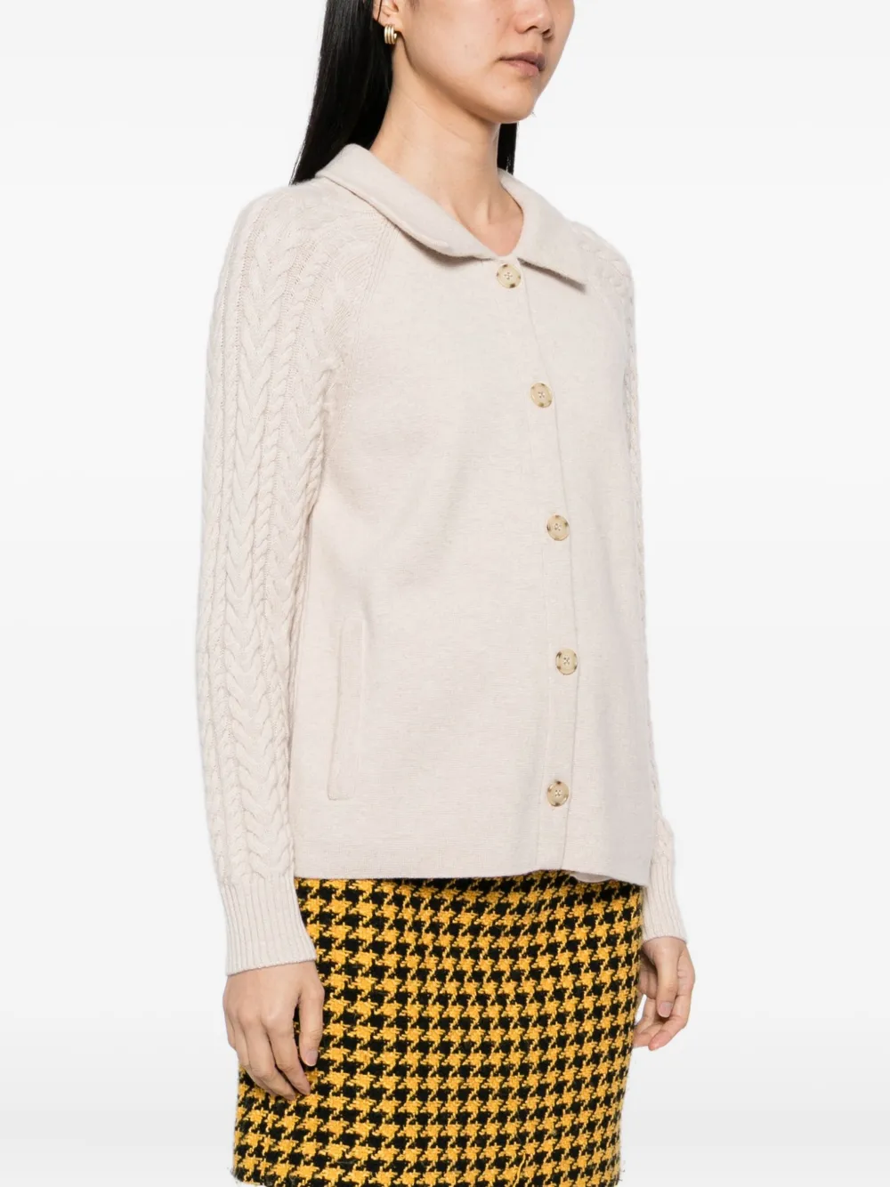 N.Peal Kasjmier vest Beige