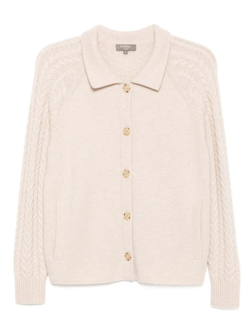 N.Peal Kasjmier vest Beige