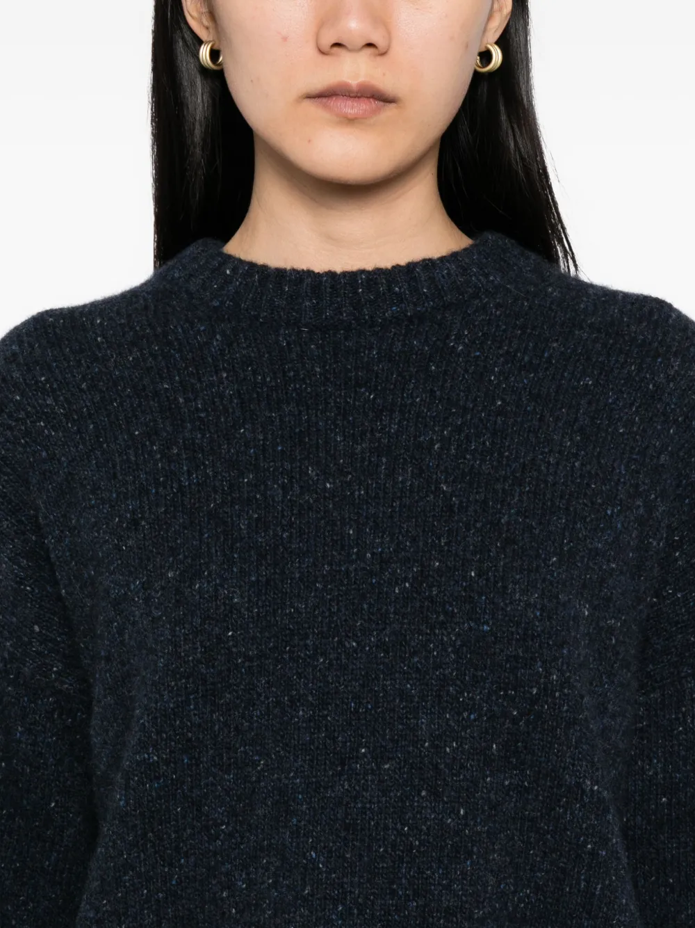 N.Peal Marl trui Blauw