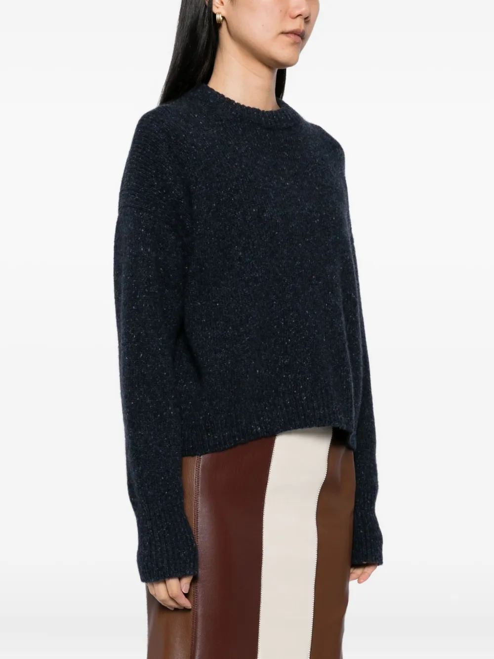 N.Peal Marl trui Blauw