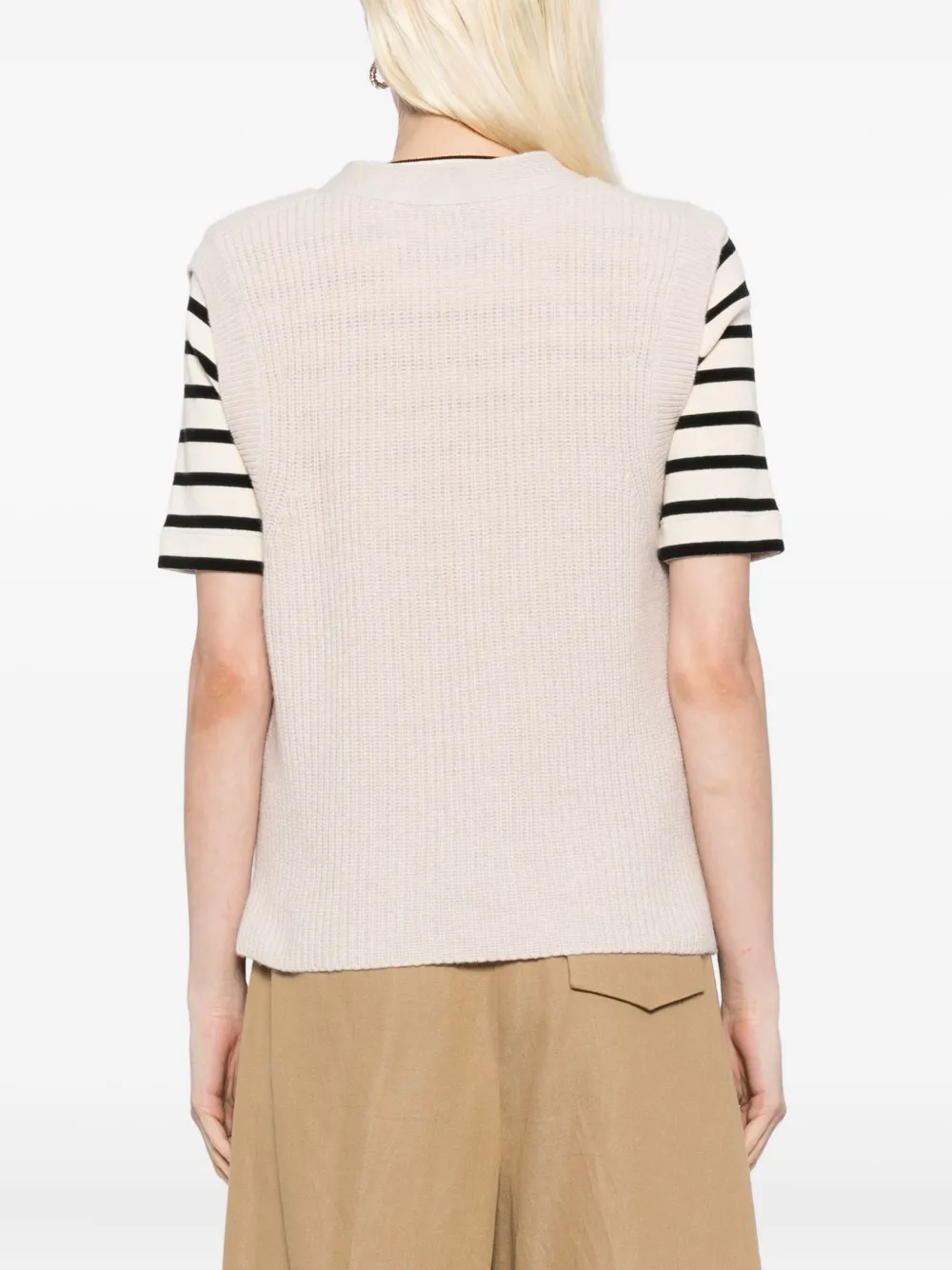 N.Peal Spencer met V-hals Beige