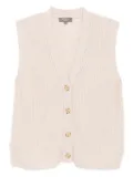 N.Peal Vneck vest - Neutrals