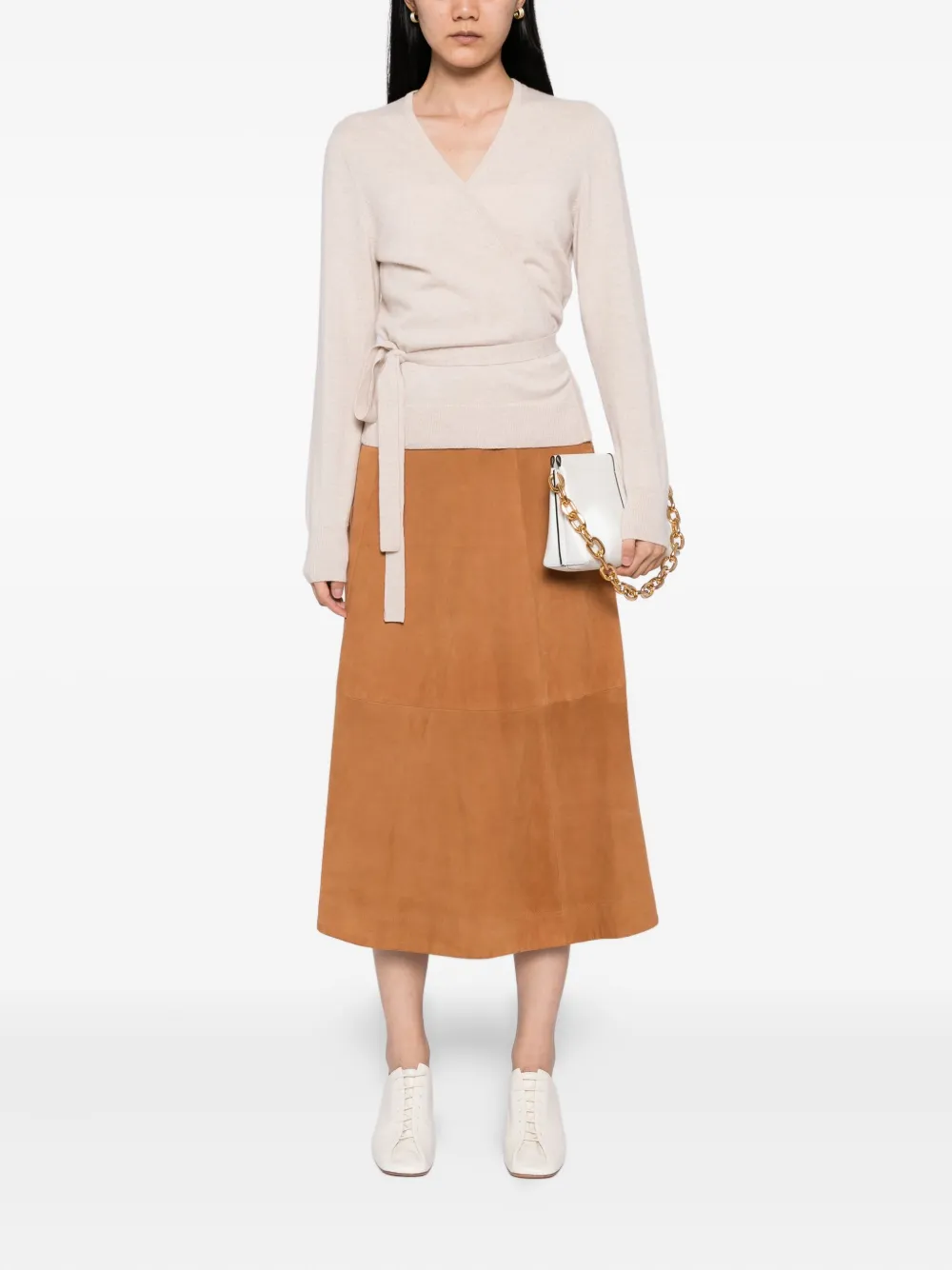 N.Peal Arabella wikkelvest Beige