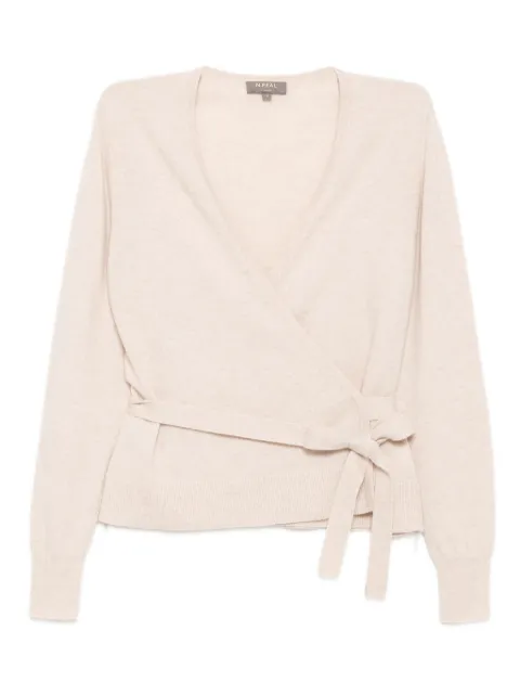 N.Peal Arabella wrap cardigan