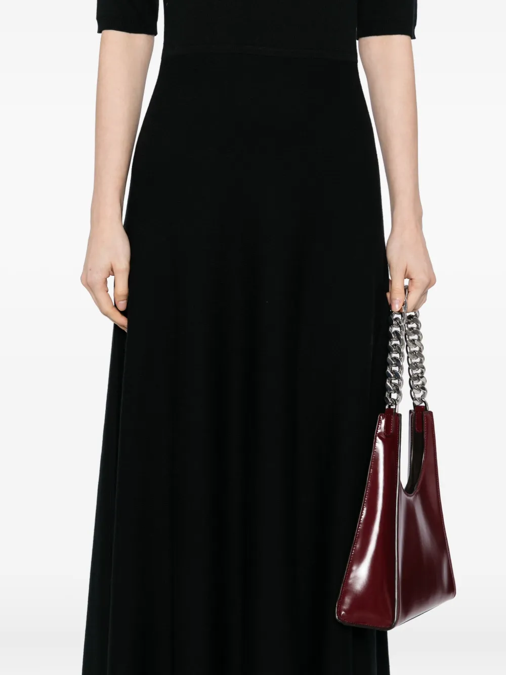 N.Peal Jurk met korte mouwen Zwart