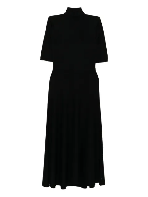 N.Peal mock-neck midi dress