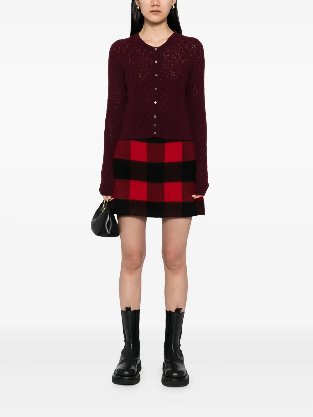 N.Peal Kasjmier vest Rood