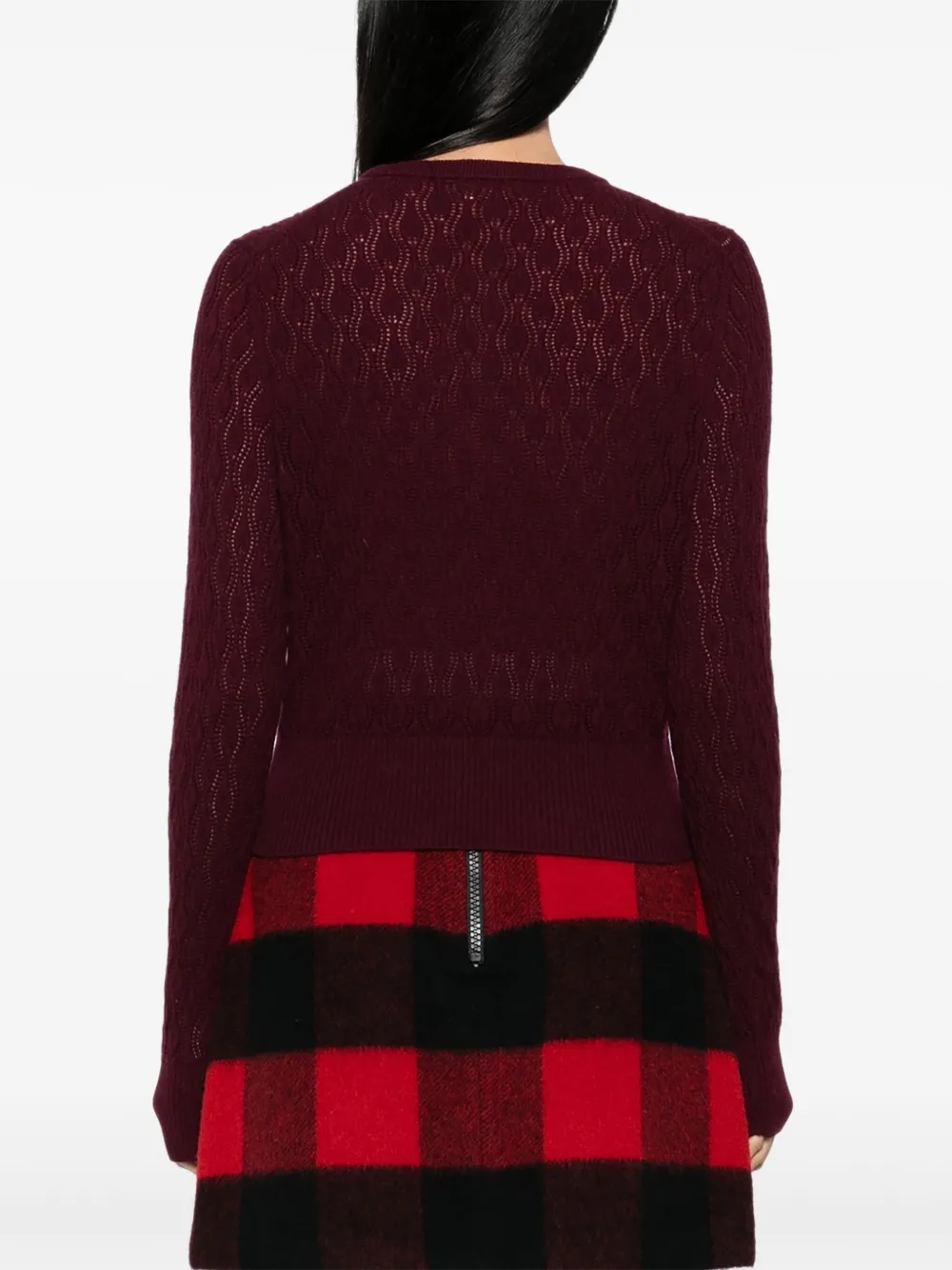 N.Peal Kasjmier vest Rood