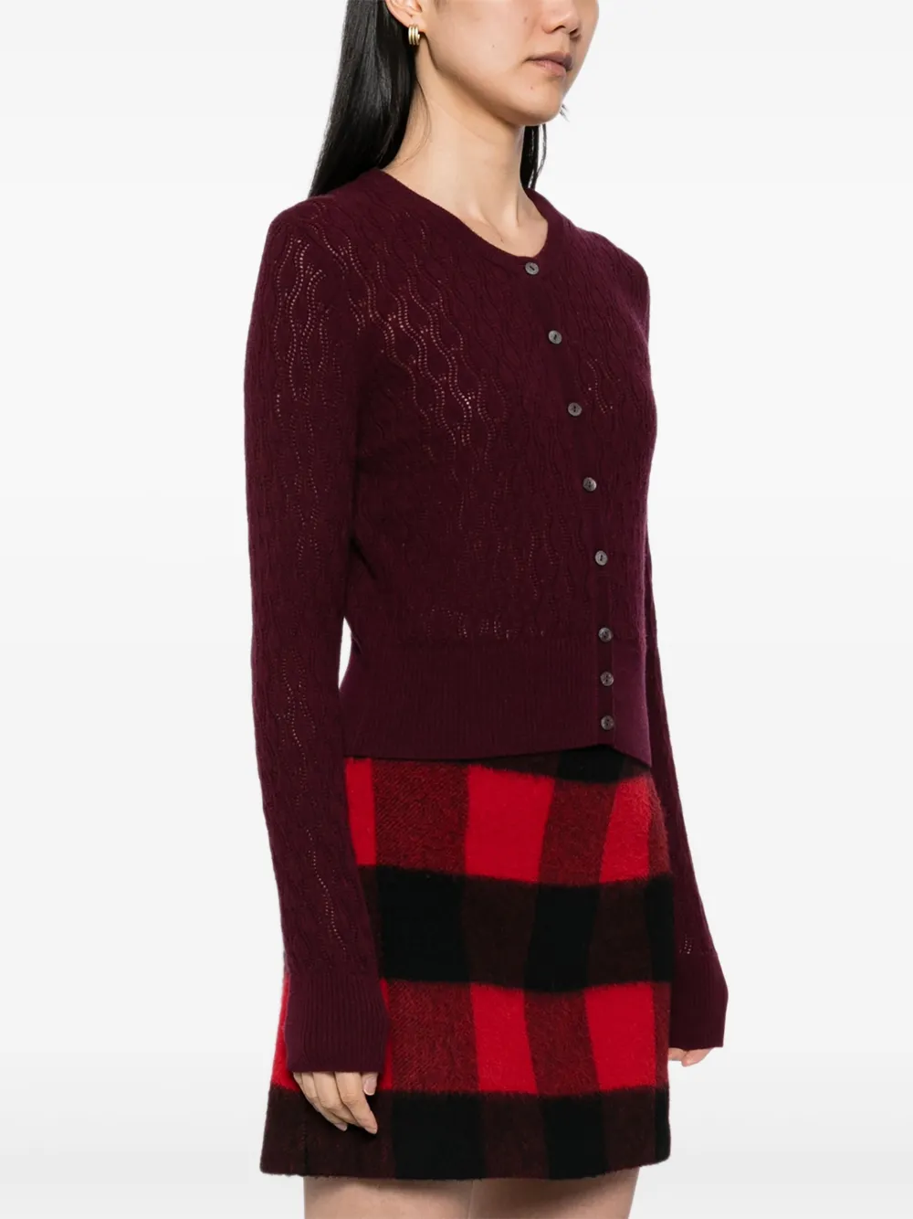 N.Peal Kasjmier vest Rood