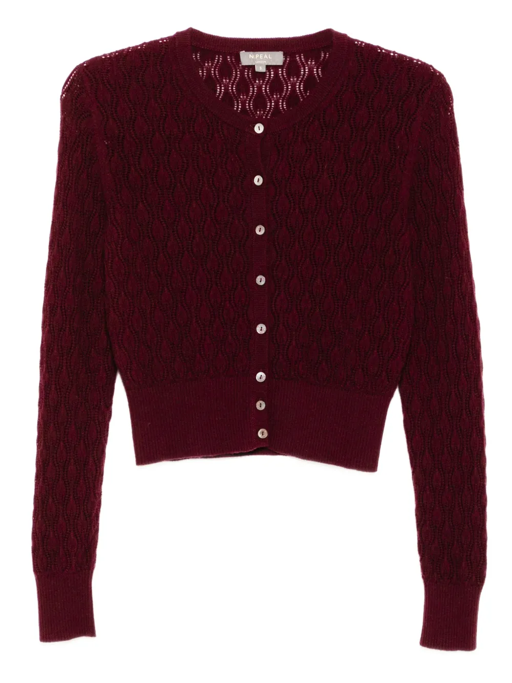 N.Peal Kasjmier vest Rood