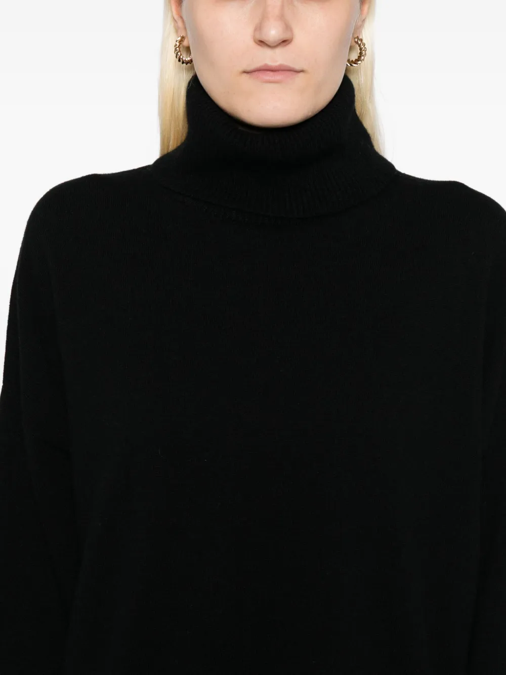 N.Peal Lange trui Zwart