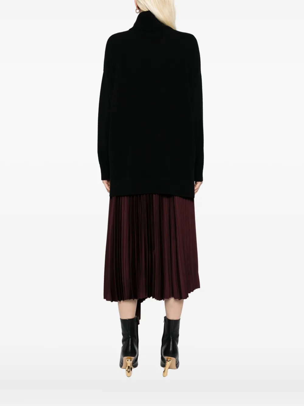 N.Peal Lange trui Zwart