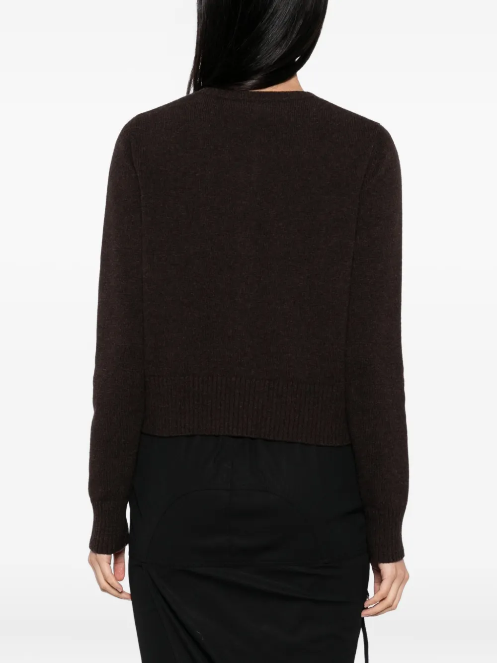 N.Peal Kasjmier vest Bruin