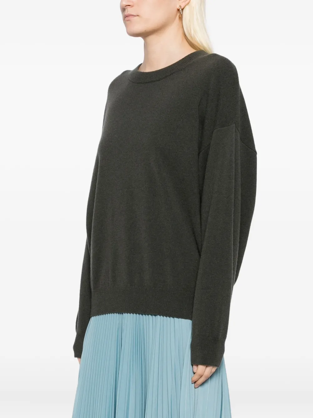 N.Peal Oversized trui Groen