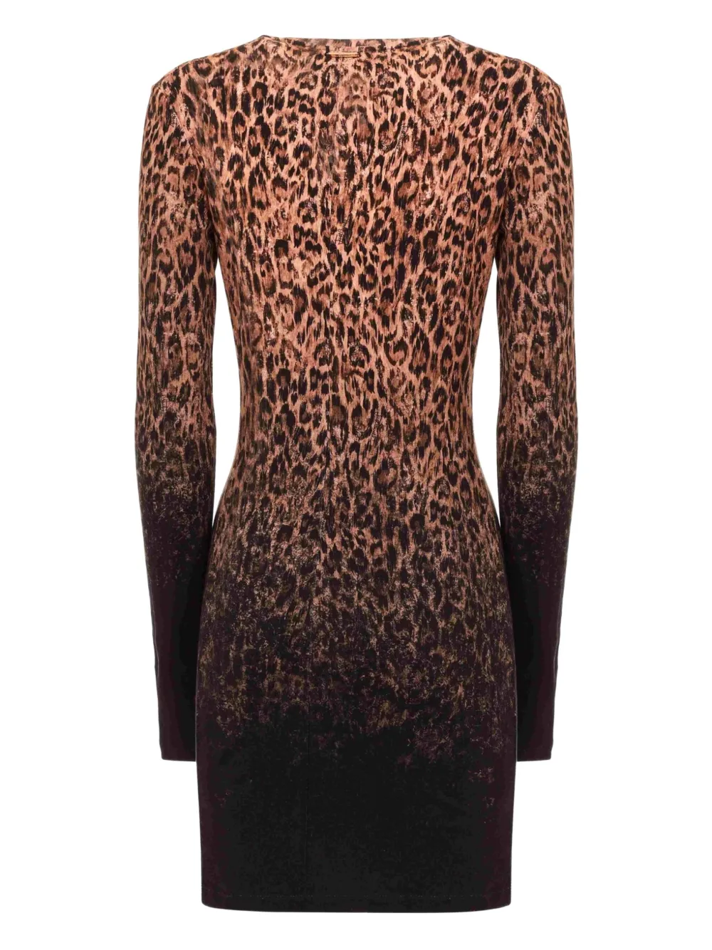 Just Cavalli leopard-print ombre mini dress - Beige