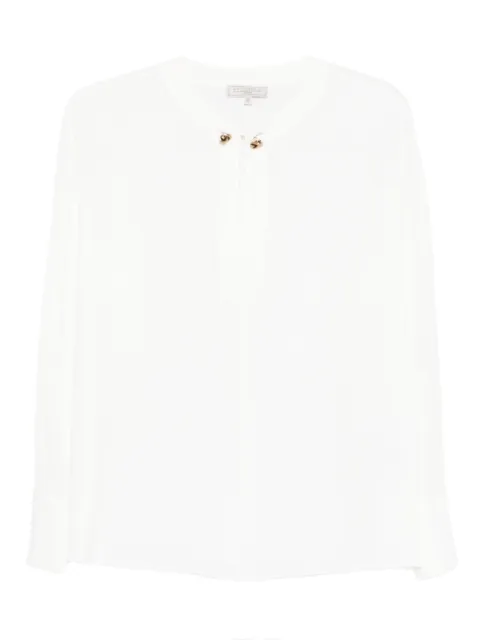 Antonelli button-detailed long-sleeve tunic top