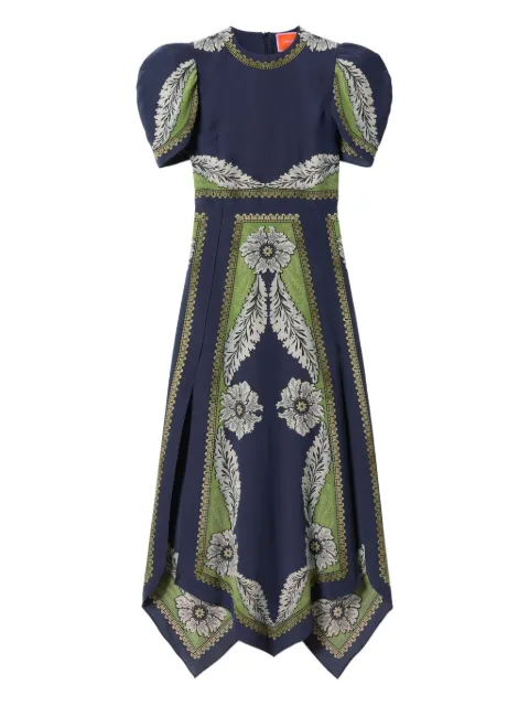La DoubleJ Cherry puff-sleeve dress