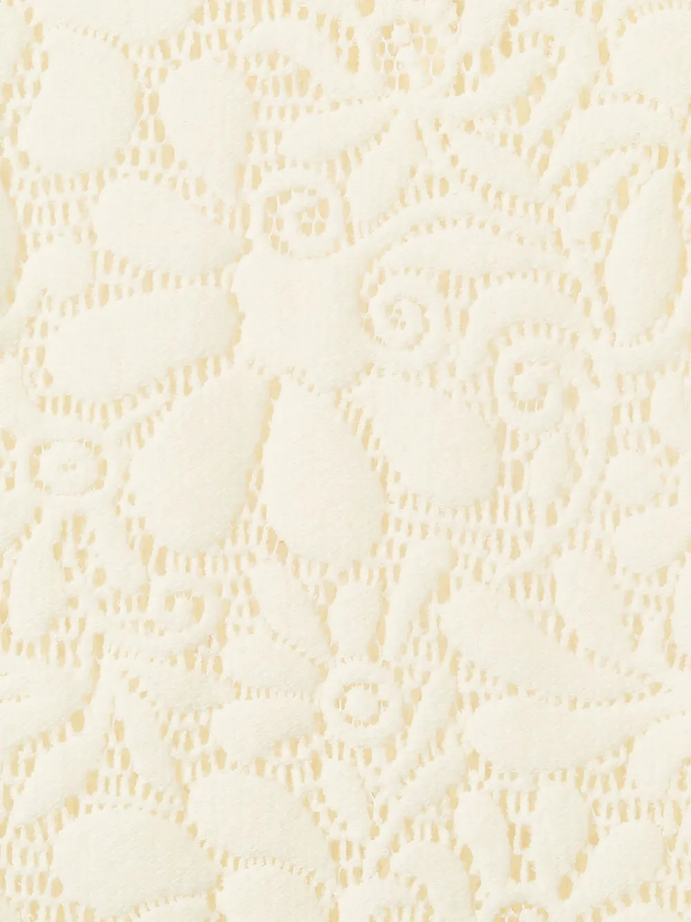 La DoubleJ Top met col en bloemenkant Beige