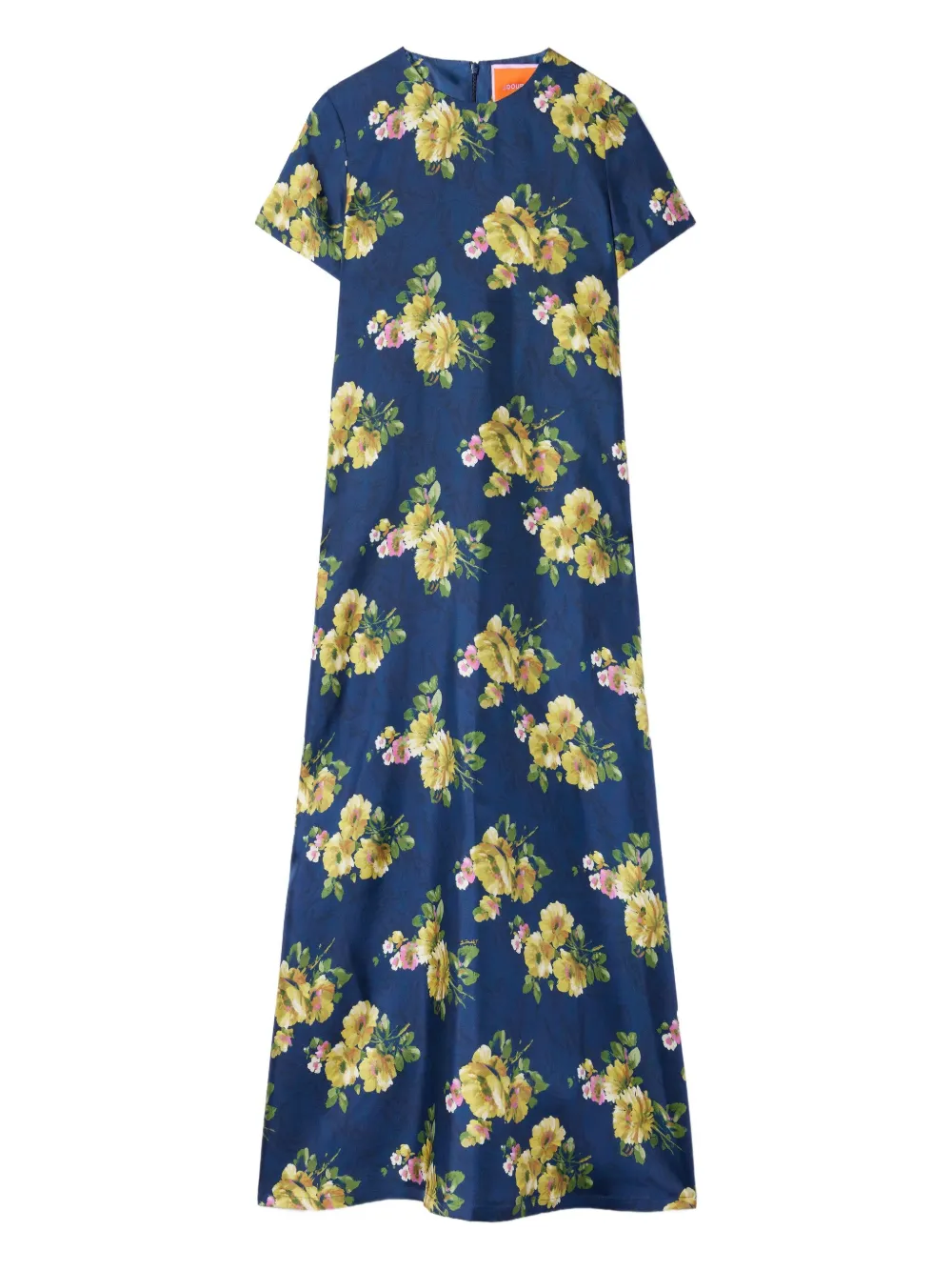 La DoubleJ Jurk met bloemenprint Blauw