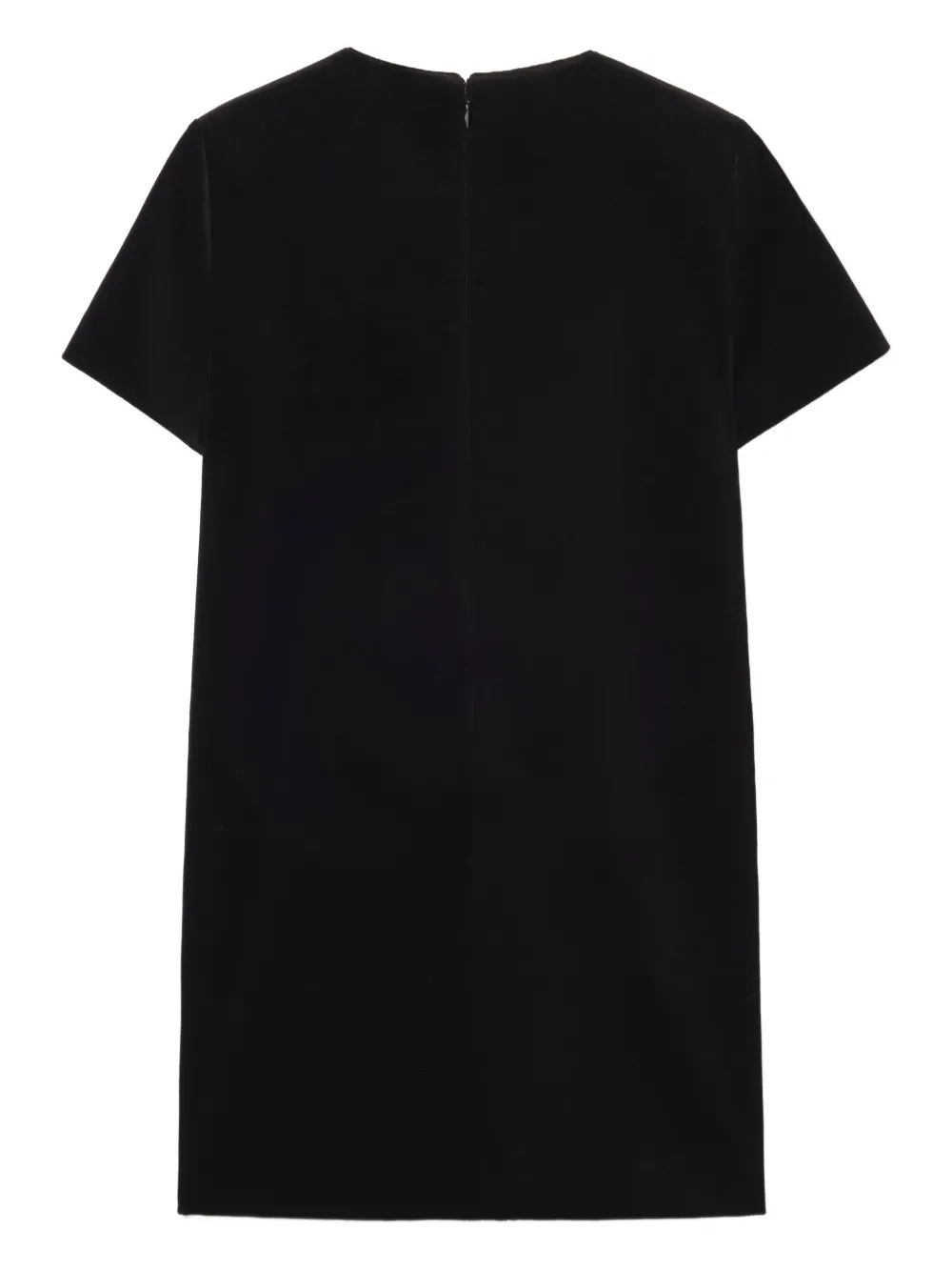 La DoubleJ Mini-jurk met geborduurde bloemen Zwart