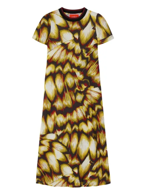 La DoubleJ vestido midi manga corta