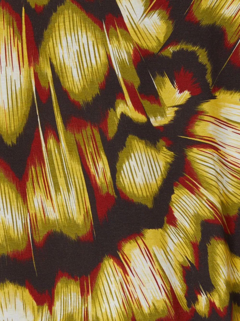 La DoubleJ Midi-jurk met korte mouwen en print Zwart