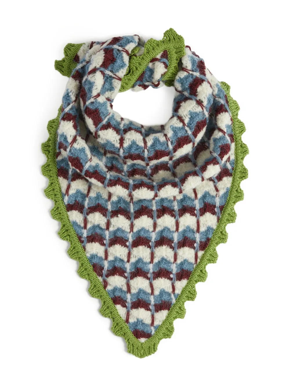 La DoubleJ mascada de crochet con forma triangular | Image 2