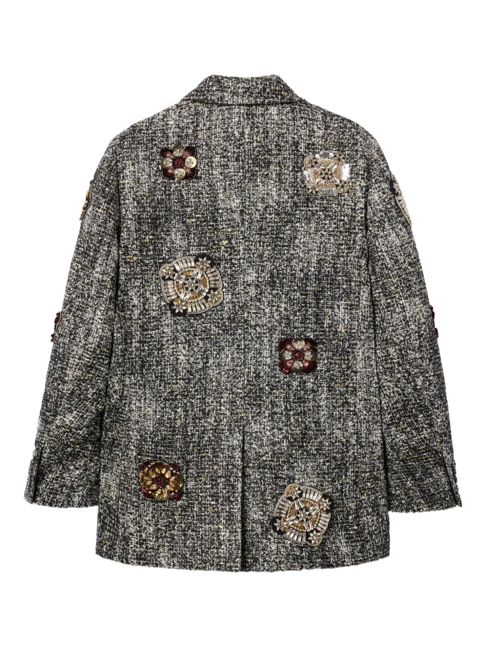 La DoubleJ embroidered double-breasted blazer | Tweed Jackets | Image 2