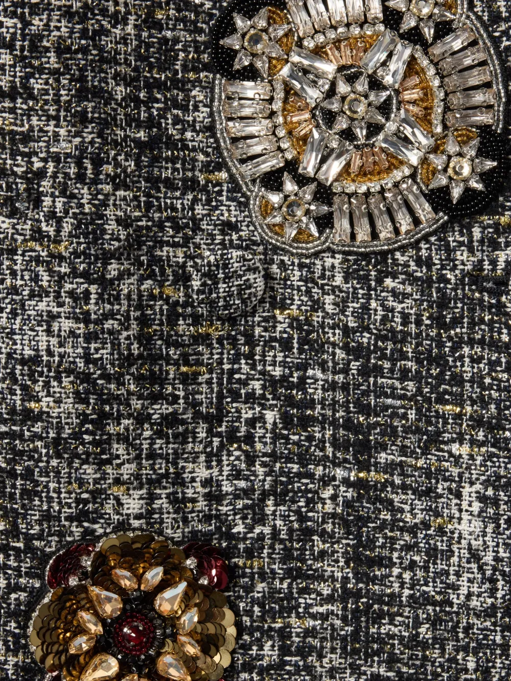 La DoubleJ Blazer met borduurwerk Zwart