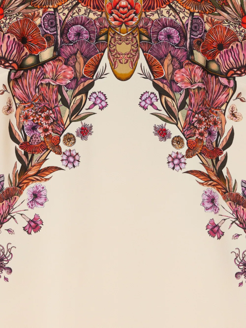 La Doublej Butterfly-print Mini Day Dress In Multi