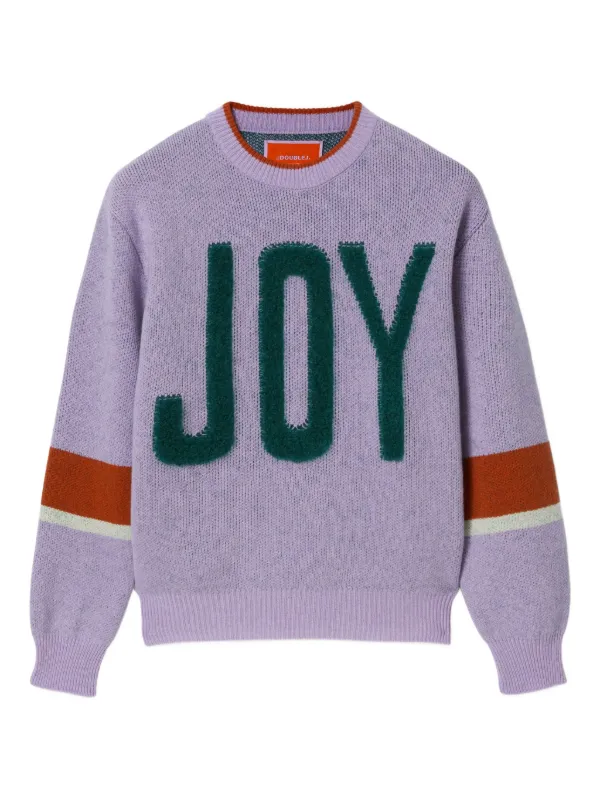 La DoubleJ Crew-neck Sweater in Purple