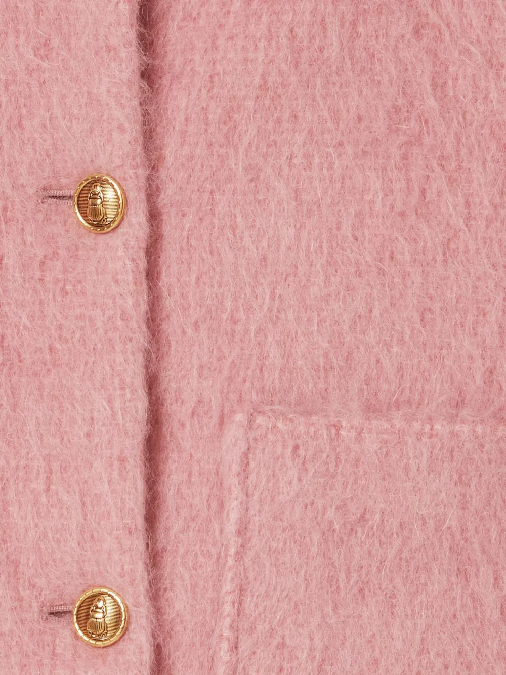 La DoubleJ Blair jack van wolblend met wijde mouwen Roze