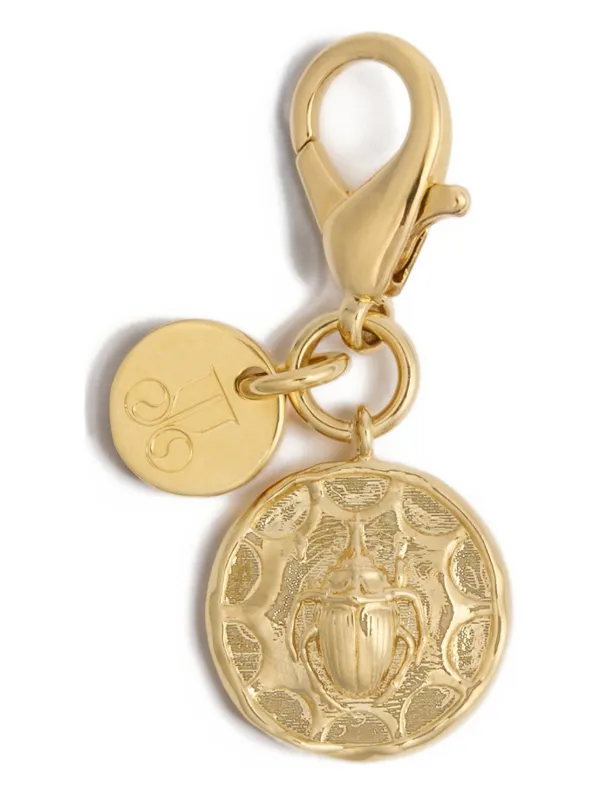 La DoubleJ Mini Scarab Charm in Gold