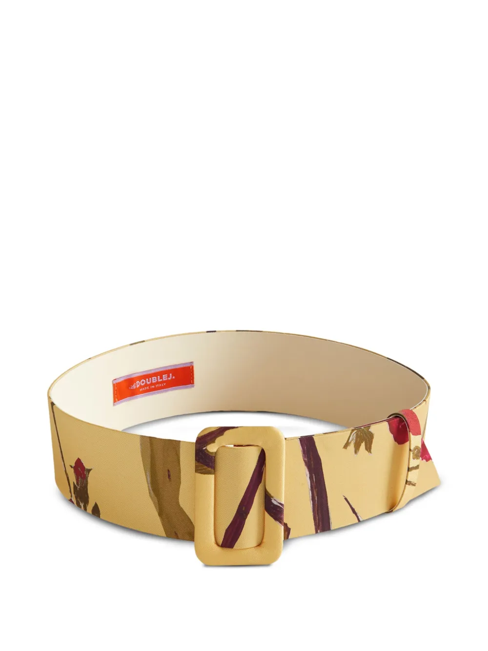 La DoubleJ cinturón con hebilla y estampado floral | Image 2