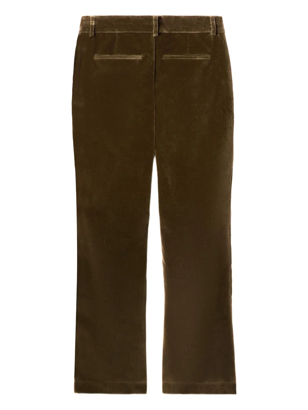 La Doublej 24/7 Hose Aus Samt In Green