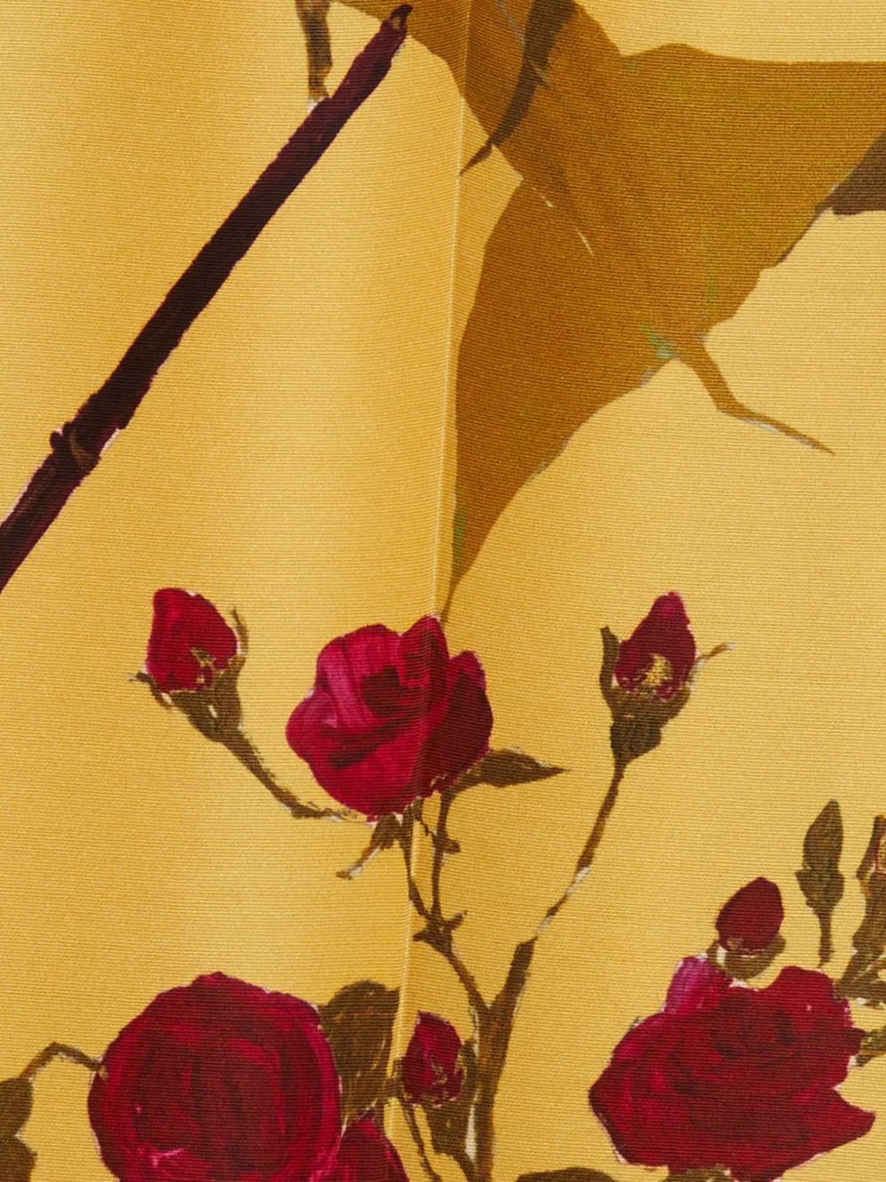 La DoubleJ Let Loose plooibroek met bloemenprint Geel