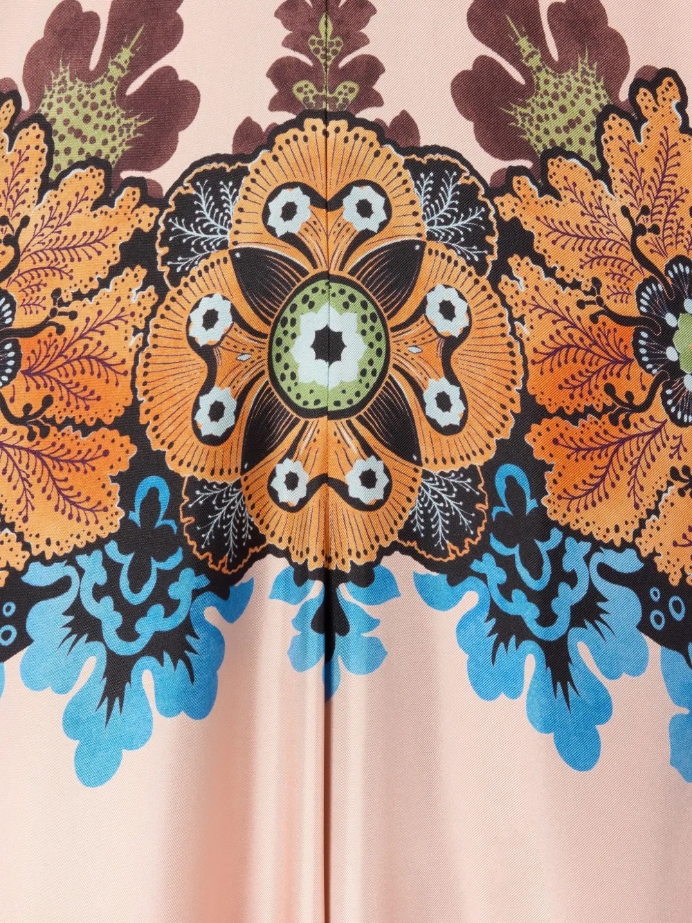 La DoubleJ Maxi-jurk met bloemenprint Beige