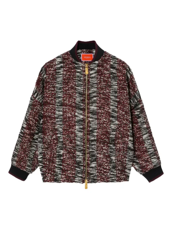 La DoubleJ Long-sleeve Bomber Jacket in Black