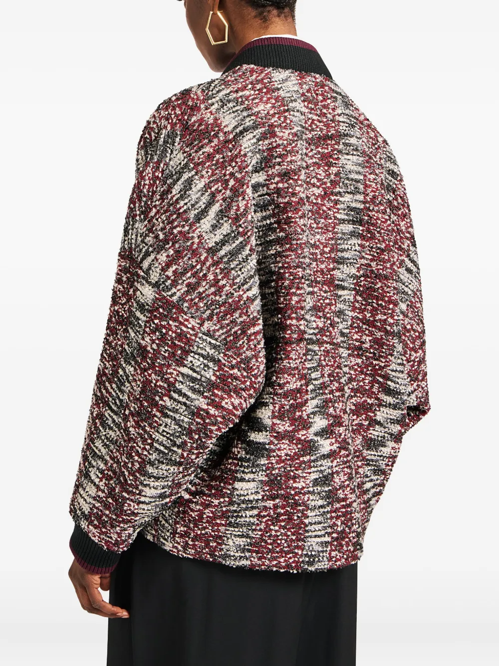 La DoubleJ Bomberjack met rits Zwart