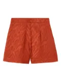 La DoubleJ animal-print shorts - Red