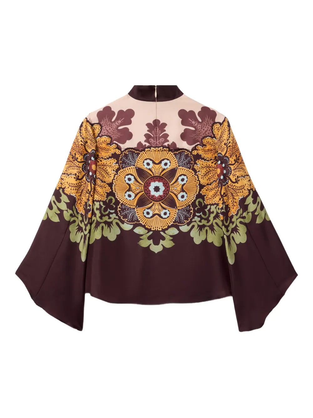 La DoubleJ Blouse met bloemenprint Rood