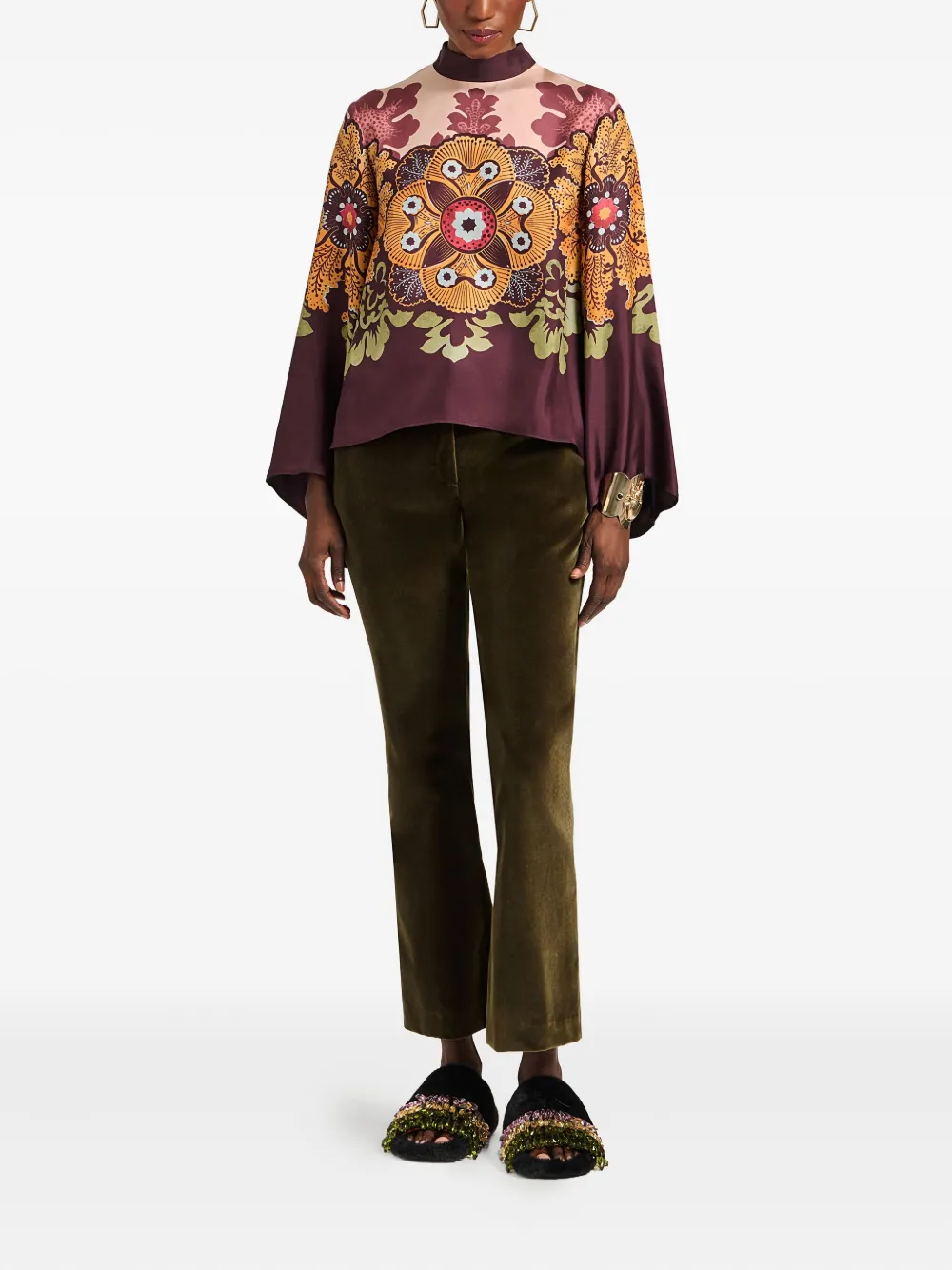 La DoubleJ floral-print long-sleeve blouse | Blouses | Image 2