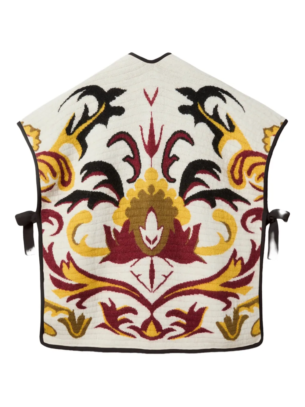 La Doublej Floral-pattern Cape In Multi