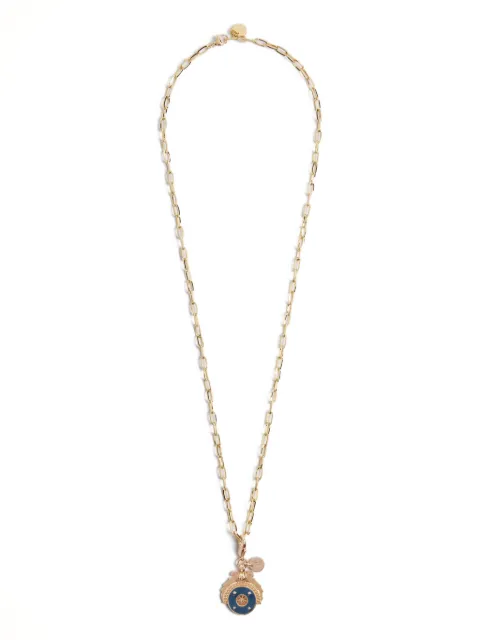 La DoubleJ medallion charm pendant