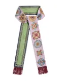 La DoubleJ Nucleus-print scarf - Pink