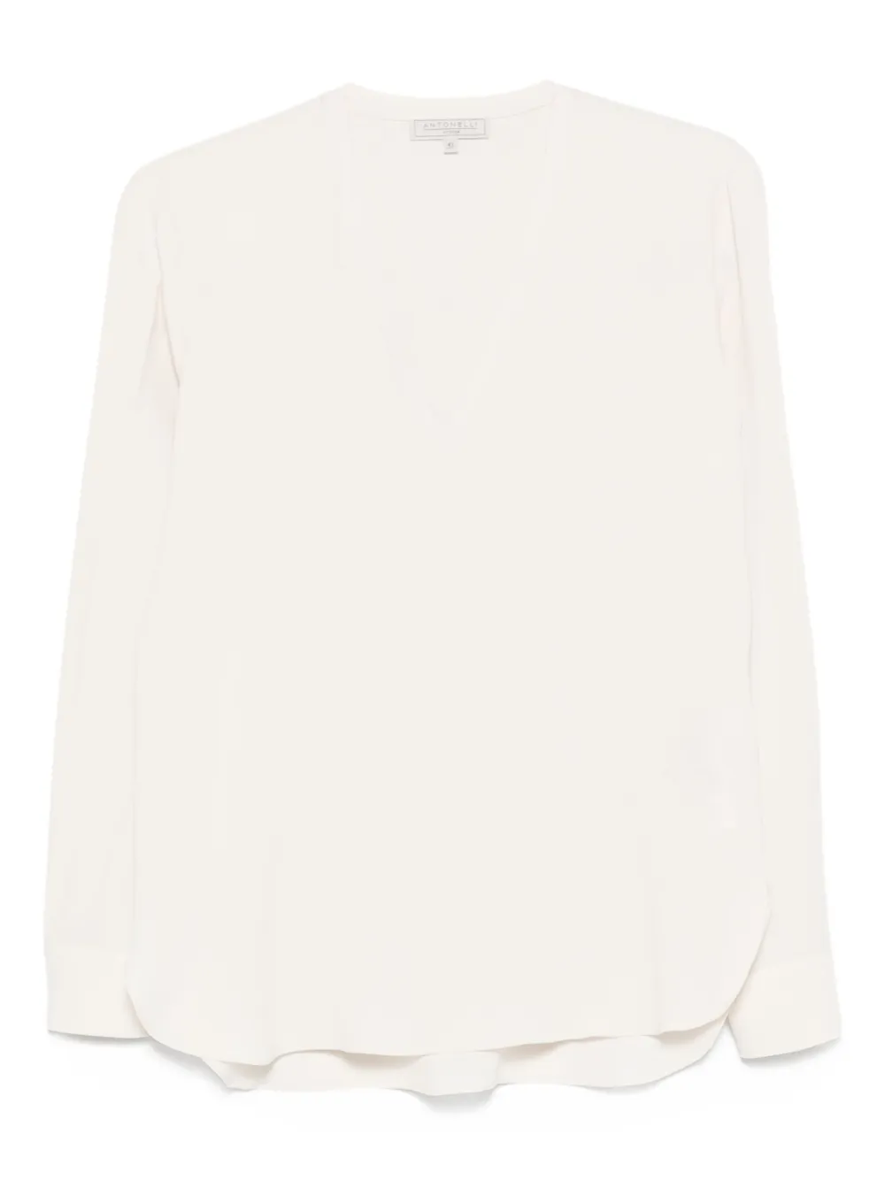 Antonelli V-neck long-sleeve top - ニュートラル Antonelli V-neck long-sleeve top - ニュートラル