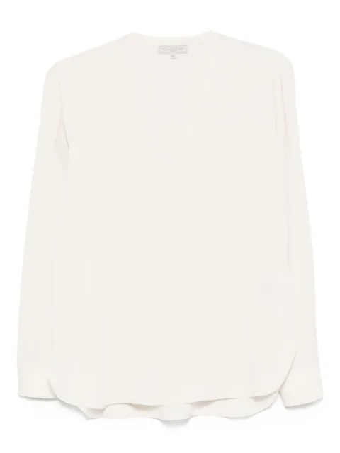 Antonelli V-neck long-sleeve top