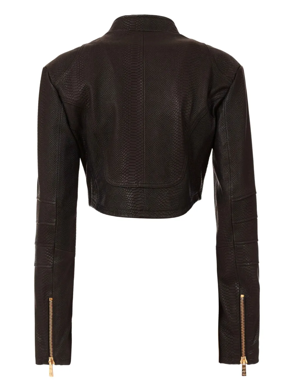 Just Cavalli snakeskin-effect biker jacket | Biker Jackets | Image 2